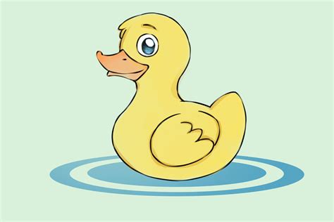 Cute Duck Drawing at GetDrawings | Free download