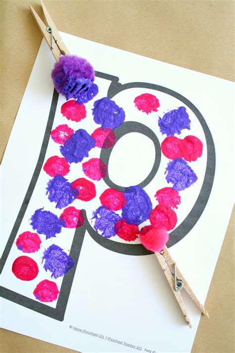 Using Process Art Alphabet Crafts in Preschool - Fantastic Fun & Learning