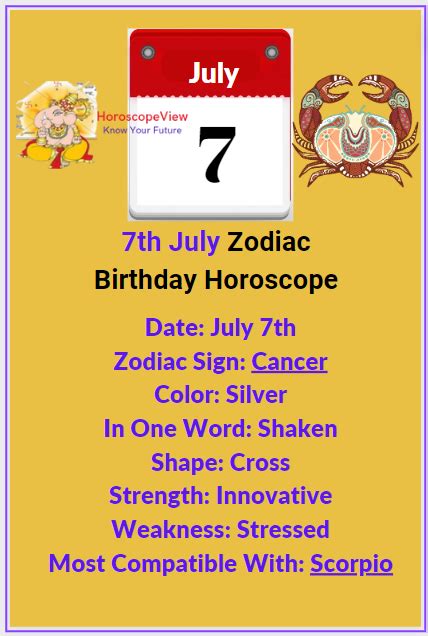 July 7 Zodiac Cancer Personality, Traits, and Horoscope