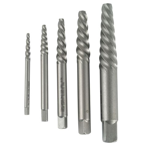 Craftsman 5 pc. Screw Extractor Set - Includes Screw Extractors No. 1-5 ...