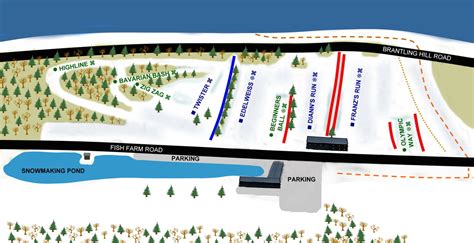 Brantling Ski Slopes Trail Map, Vertical, Stats, Profile • NYSkiBlog Directory