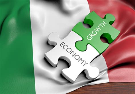 Italy Economy And Financial Market Growth Concept 3d Rendering Stock ...