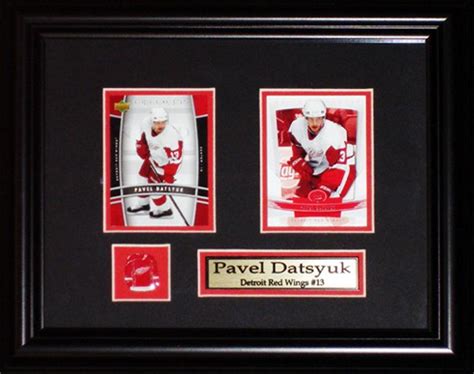 Pavel Datsyuk Detroit Red Wings 2 Card Frame - Athena Posters