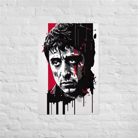 Scarface Movie Poster Tony Montana Wall Art Al Pacino - Etsy