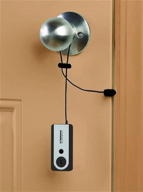A portable security system that sounds an alarm if someone attempts to enter the room. | Diy ...