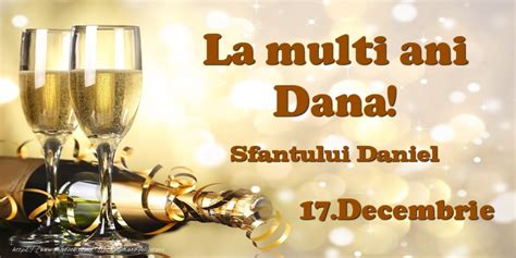 Felicitari de Sfantul Daniel - La mulți ani, Daniela ...