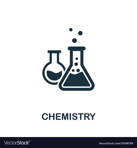 Chemistry icon symbol creative sign from Vector Image