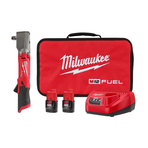 Milwaukee M12 1/2 Inch Right Angle Impact Wrench with Friction Ring Kit