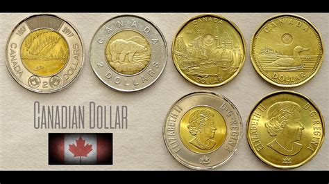 Canadian Dollar coins | Canada - YouTube