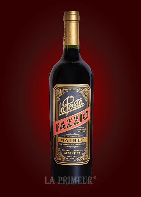 La Posta Fazzio Malbec - La Primeur