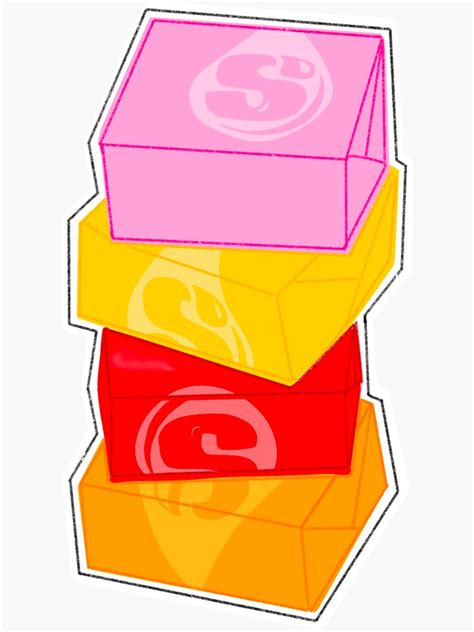 "Candy starburst" Sticker for Sale by BritWest | Redbubble