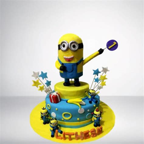 TC020 - Minion Theme Cake - Cake Park