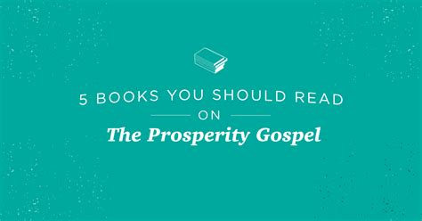 5 Books You Should Read on the Prosperity Gospel