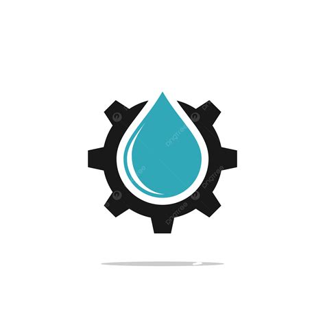 Illustrated Design Of Water Droplet Logo Template With Vector, Configuration, Concept, Business ...