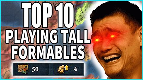 TOP 10 Playing Tall Formable Nations In EU4 - YouTube