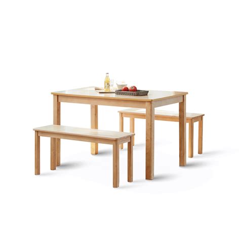 Livinia Home Furniture | Cabin 5-Piece Wooden Dining Room Table Set