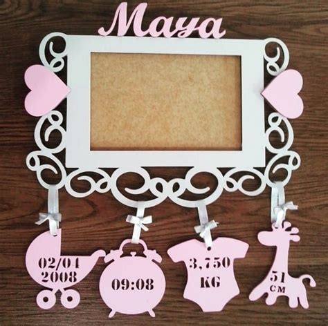 Baby Birth Frame, Baby Stats, Baby Frame, Name Sign, Frame, Baby ...