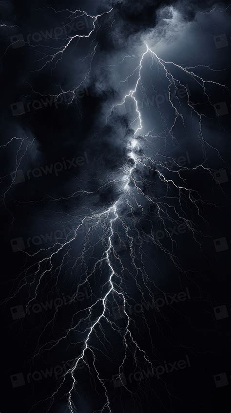 Lightning dark wallpaper thunderstorm backgrounds | Premium Photo ...