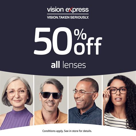 Vision Express - 50% off lenses - Orchard Shopping Centre