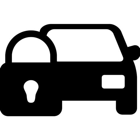 Car Locked Vector SVG Icon - SVG Repo