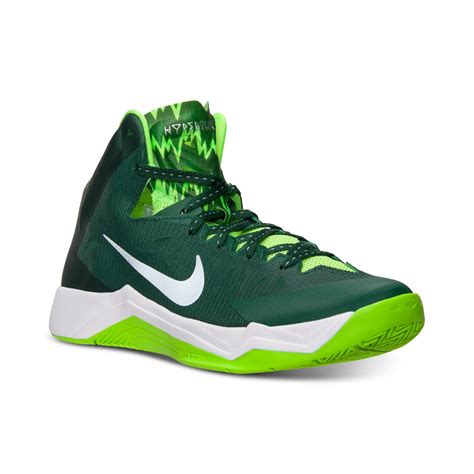 Nike Mens Hyper Quickness Basketball Sneakers From Finish Line in Green for Men - Lyst