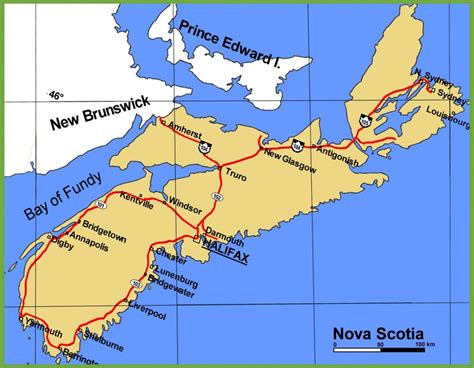 Geomatics Association Of Nova Scotia - Maps & Mapping Resources - Printable Map Of Nova Scotia ...