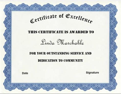 Business&Office: Creating a certificate