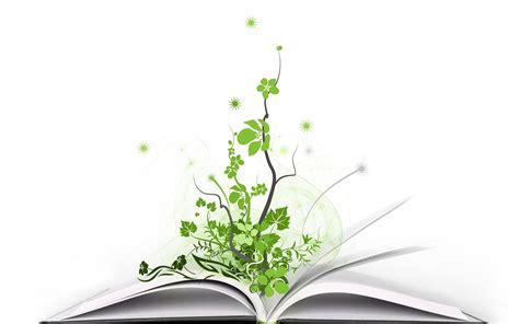 Creative plants books PPT Backgrounds, Creative plants books ppt photos ...