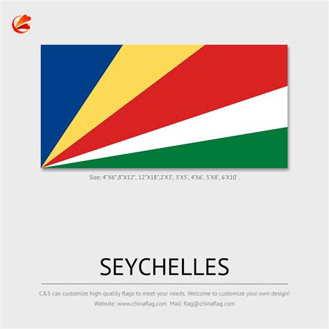 Custom Seychelles Flag | Individual Design | Any Sizes