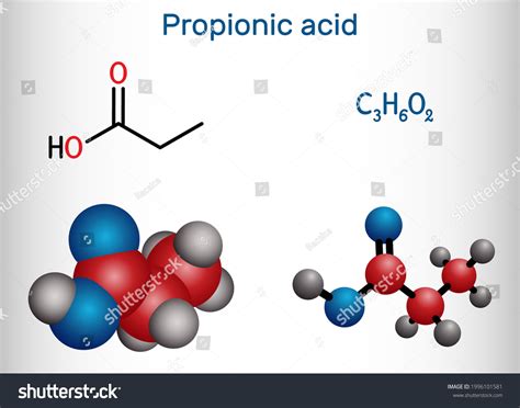 77 Propanoic Acid Images, Stock Photos & Vectors | Shutterstock