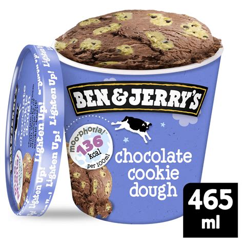 Ben & Jerry's Moo-phoria Chocolate Cookie Dough Light Ice Cream 465 ml | Ice Cream Tubs ...