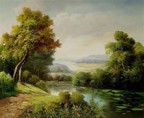 landscape painting « Day Day Paint Blog | Landscape paintings, Oil painting nature, Famous ...