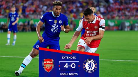 Arsenal 4-0 Chelsea | Pre-Season Extended Highlights - YouTube