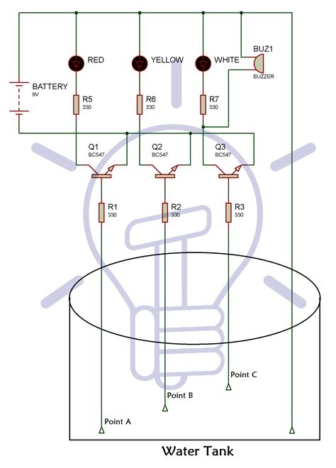 Circuit Diagram Of Water Level Indicator Using 8051 [diagram