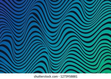 Wavy Line Art Stock Vector (Royalty Free) 1273958881 | Shutterstock