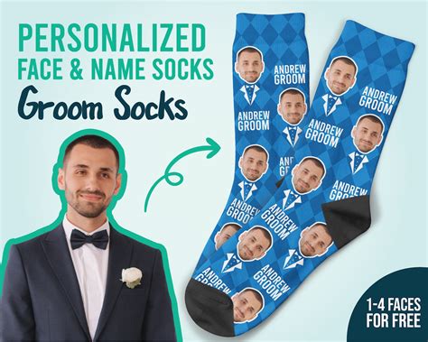 Personalized Groomsmen Socks Funny Wedding Socks Custom | Etsy