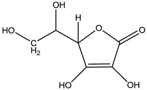 Structural formula of ascorbic acid | Download Scientific Diagram