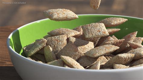 Breakfast Cereal Pads Falling into Bowl 3D Model $24 - .obj .lxo .ma .max .fbx .c4d .blend .3ds ...