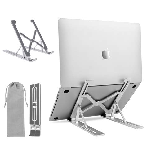 Laptop Stand, Adjustable Aluminum Computer Stand, PC Stand, Tablet Stand Mount, Ergonomic ...