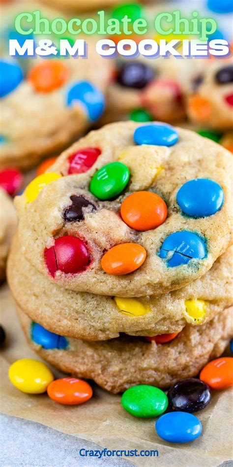 Chocolate Chip M&M Cookies | Recipe | Chocolate chip m&m cookies ...