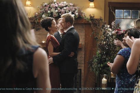 Grey's Anatomy: Cristina And Owen - Wedding Photos Galore | Sandra Oh News.