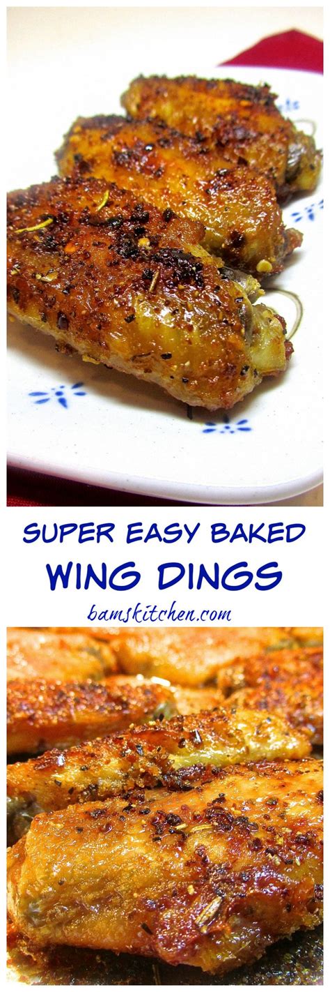 Super Easy Baked Wing Dings - Healthy World Cuisine Healthy World Cuisine