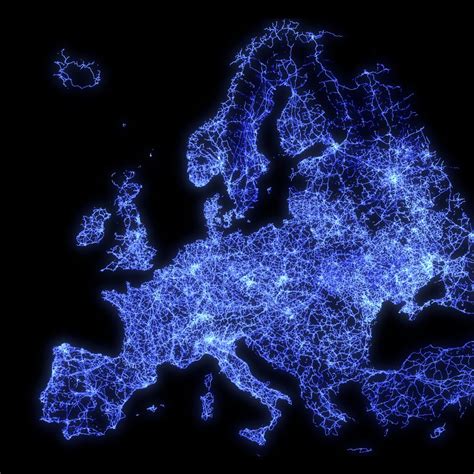 Visualizing the power grid in Europe with data from OpenStreetMap by Nikolai Janakiev : r/europe