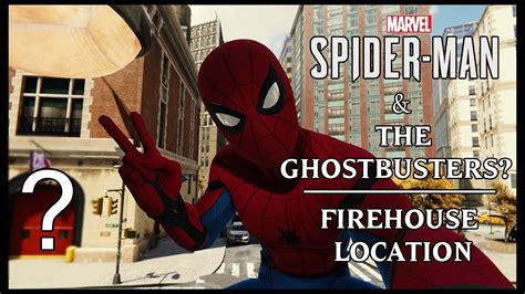 Spider-Man & The Ghostbusters? - Firehouse Location : (PS4 Pro) - YouTube