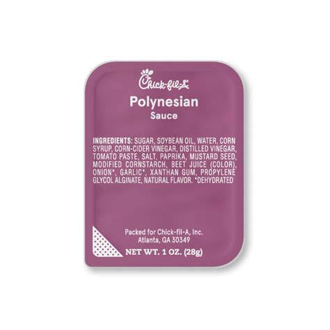 Polynesian Sauce Nutrition and Description | Chick-fil-A