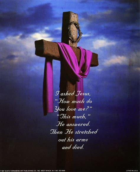 LENT CROSS- CATHOLIC PRINTS PICTURES - Catholic Pictures