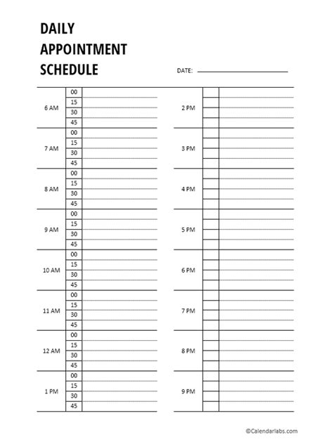 Printable 2023 Appointment Calendar - Free Printable Templates