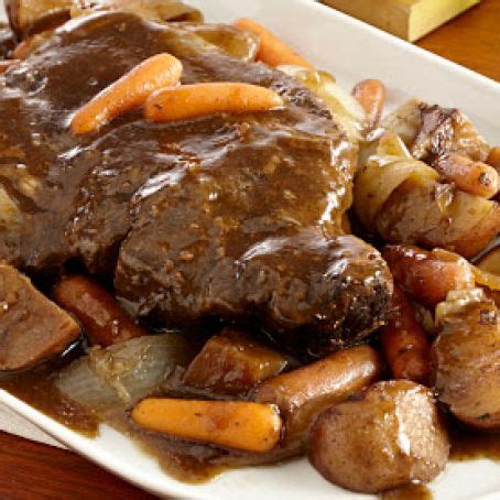 Slow Cooker Red Wine Pot Roast Recipe - (4.3/5)