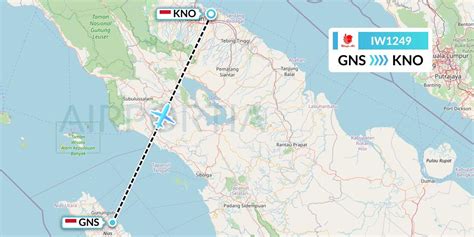 IW1249 Flight Status Wings Air: Gunung Sitoli to Medan (WON1249)