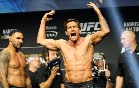 Jake Gyllenhaal films fight scene at UFC event for 'Road House' remake